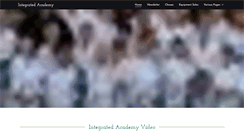 Desktop Screenshot of integratedacademy.com